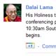 Dalai Lama Hangout